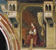 GIOTTO di Bondone The Virgin Receiving the Message oil painting